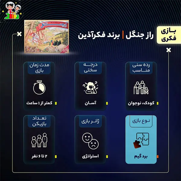 بازی راز جنگل | فکرآذین